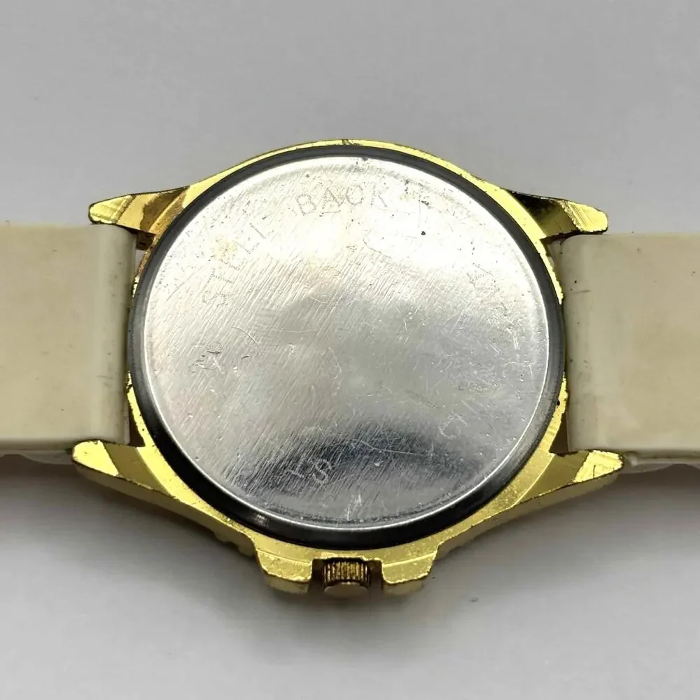 Gold & Cream Men's Watch